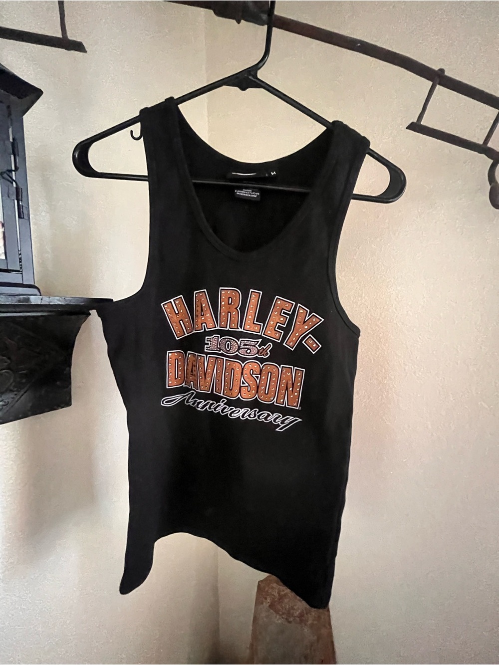 Ladies Harley-Davidson Black 105th Anniversary Tank Top